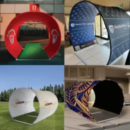 Slimline Tunnel Branded Display